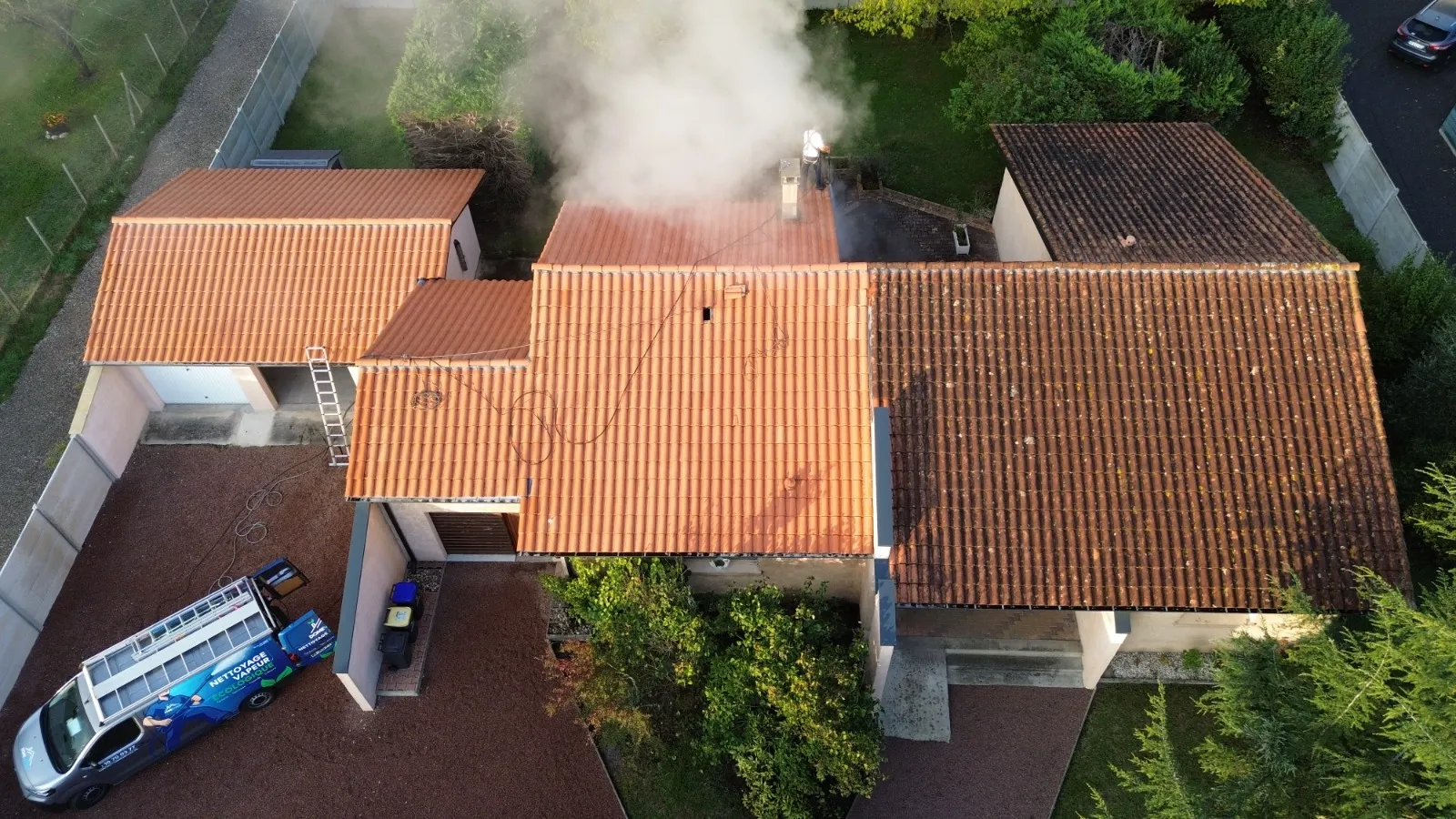 Nettoyage de toiture